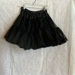 Vintage Sams USA Petticoat Ruffles Tutu black